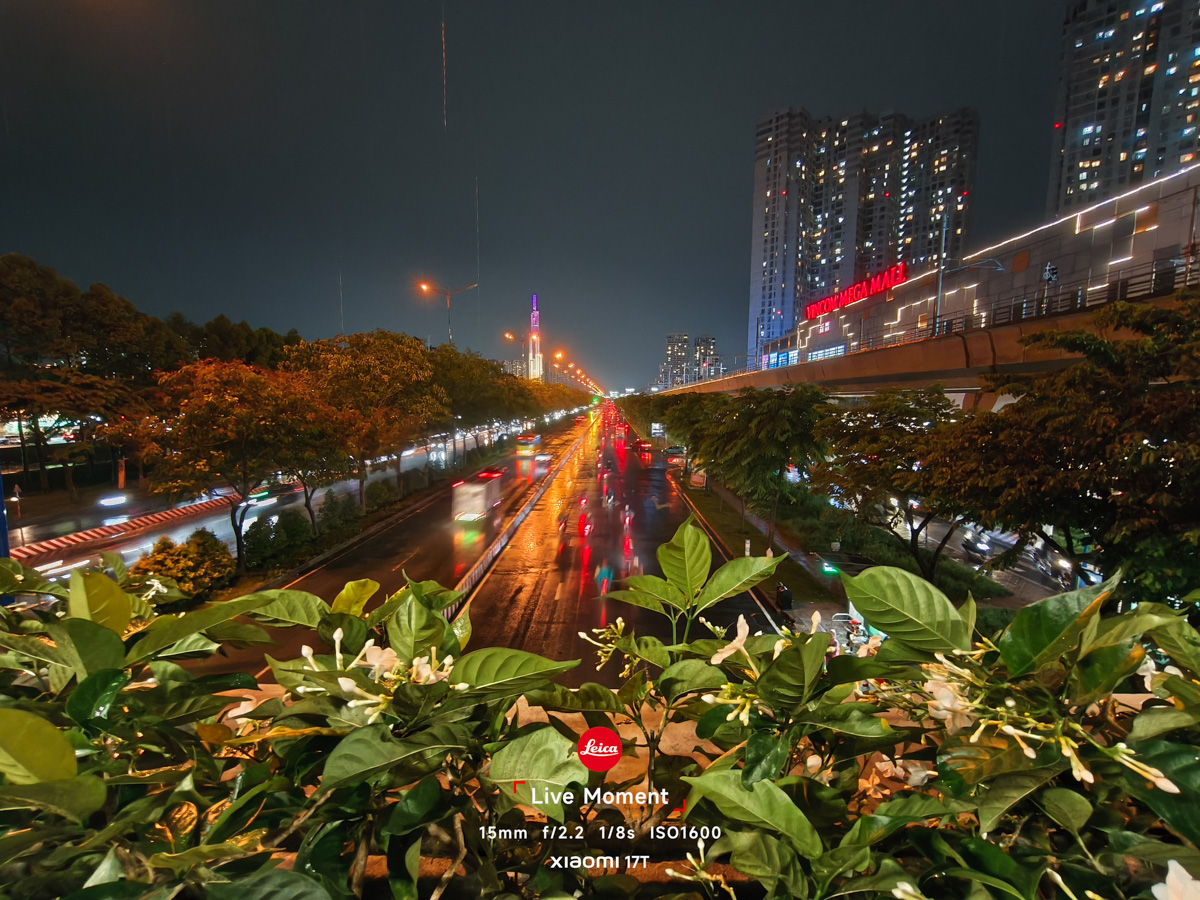 Đánh giá camera Xiaomi 17T trong điều kiện thiếu sáng