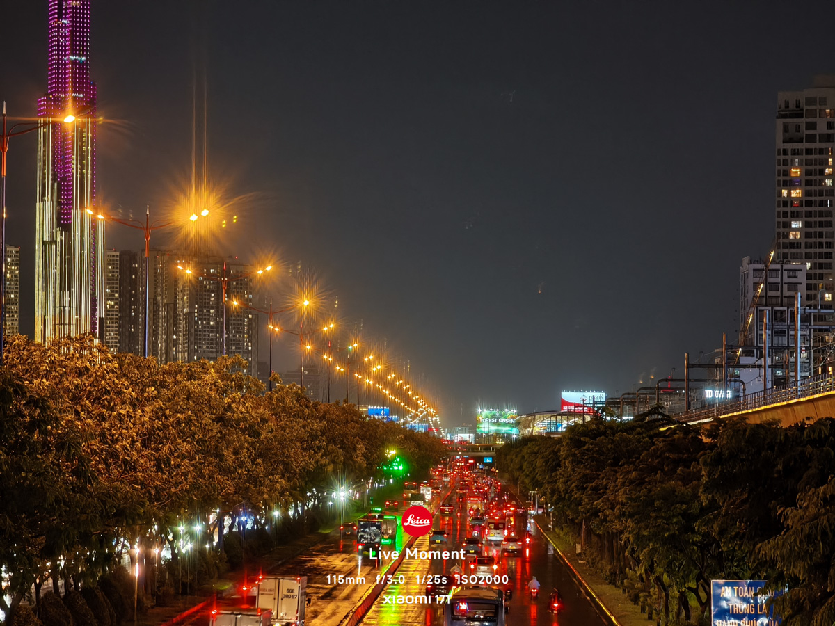 Đánh giá camera Xiaomi 17T trong điều kiện thiếu sáng
