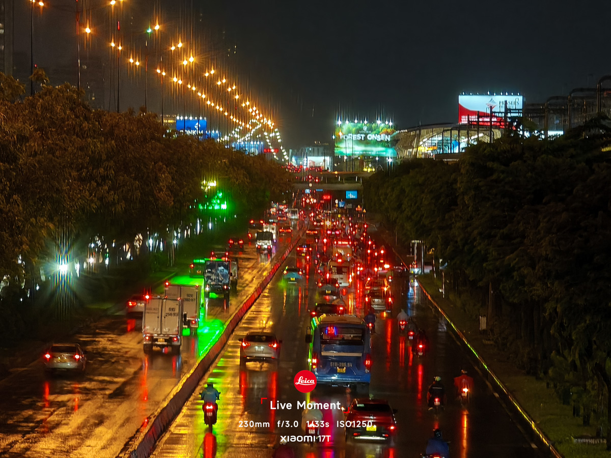 Đánh giá camera Xiaomi 17T trong điều kiện thiếu sáng