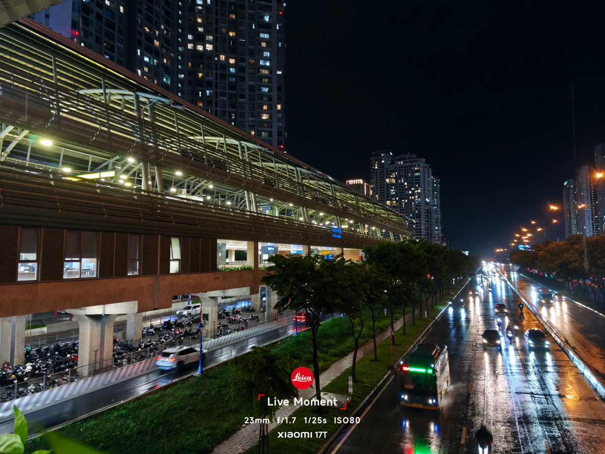 Đánh giá camera Xiaomi 17T trong điều kiện thiếu sáng