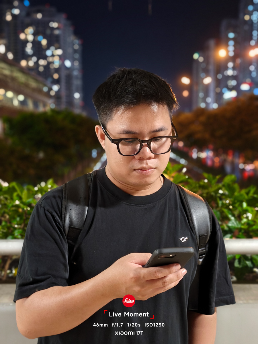 Đánh giá camera Xiaomi 17T trong điều kiện thiếu sáng
