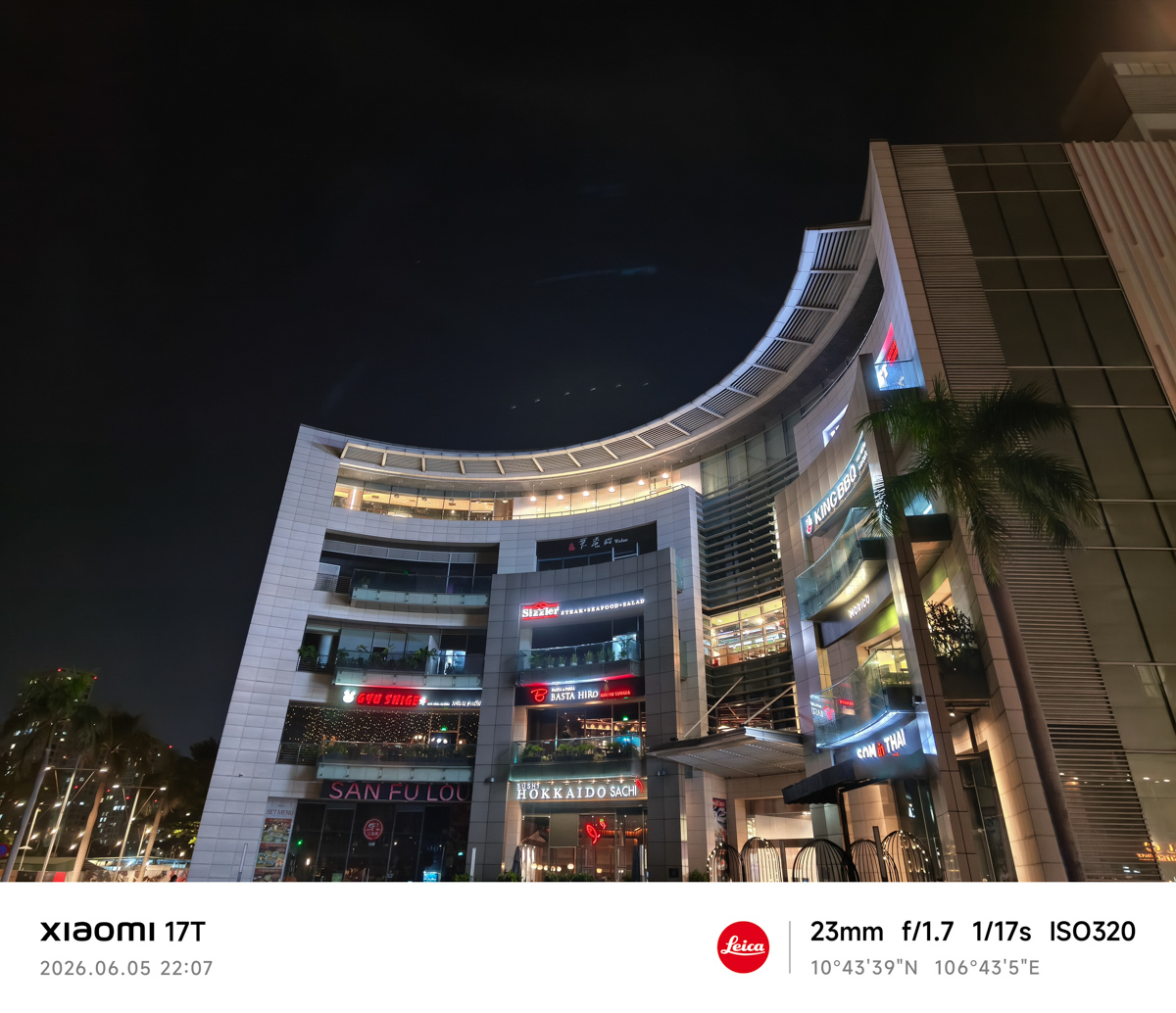 Đánh giá camera Xiaomi 17T trong điều kiện thiếu sáng