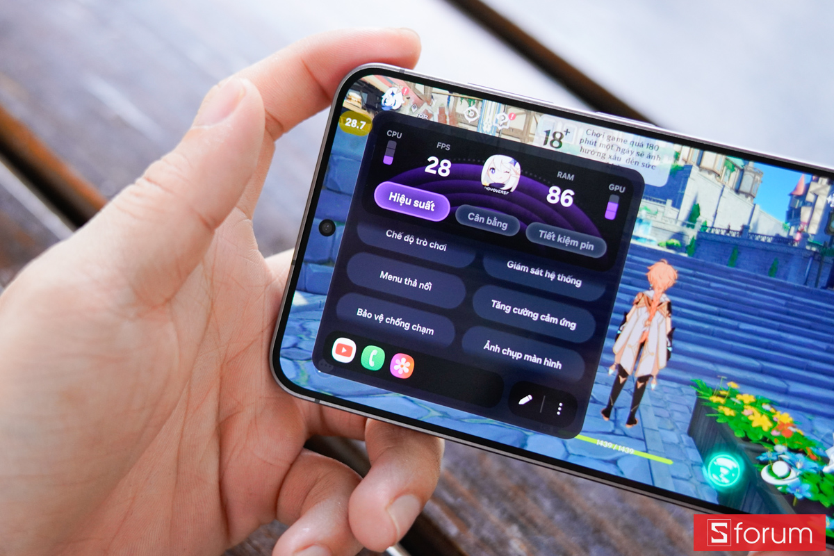 Đánh giá hiệu năng Samsung Galaxy S26 FE qua trải nghiệm chơi game