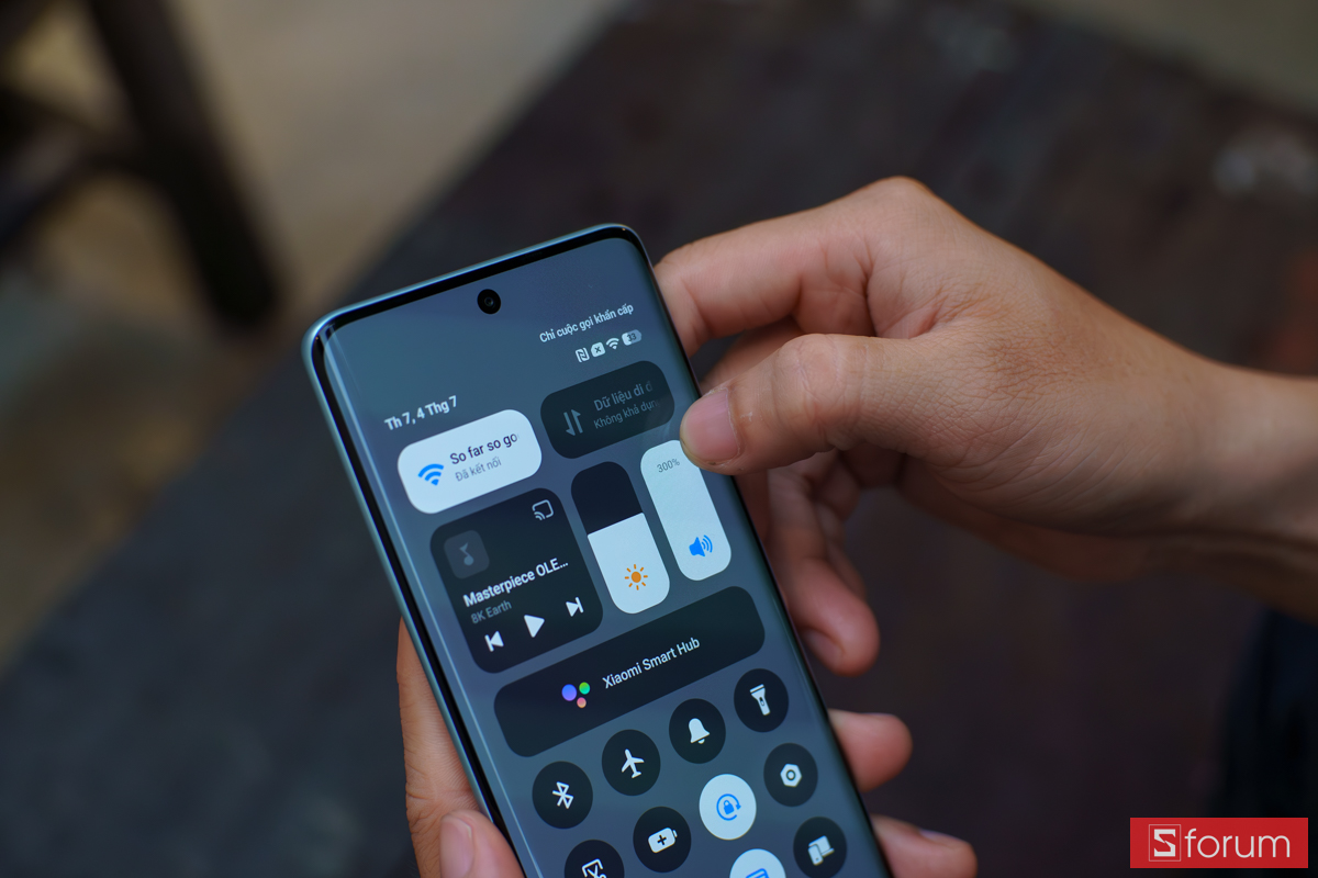Trung tâm điều khiển HyperOS trực quan trên Xiaomi Redmi Note 15 5G