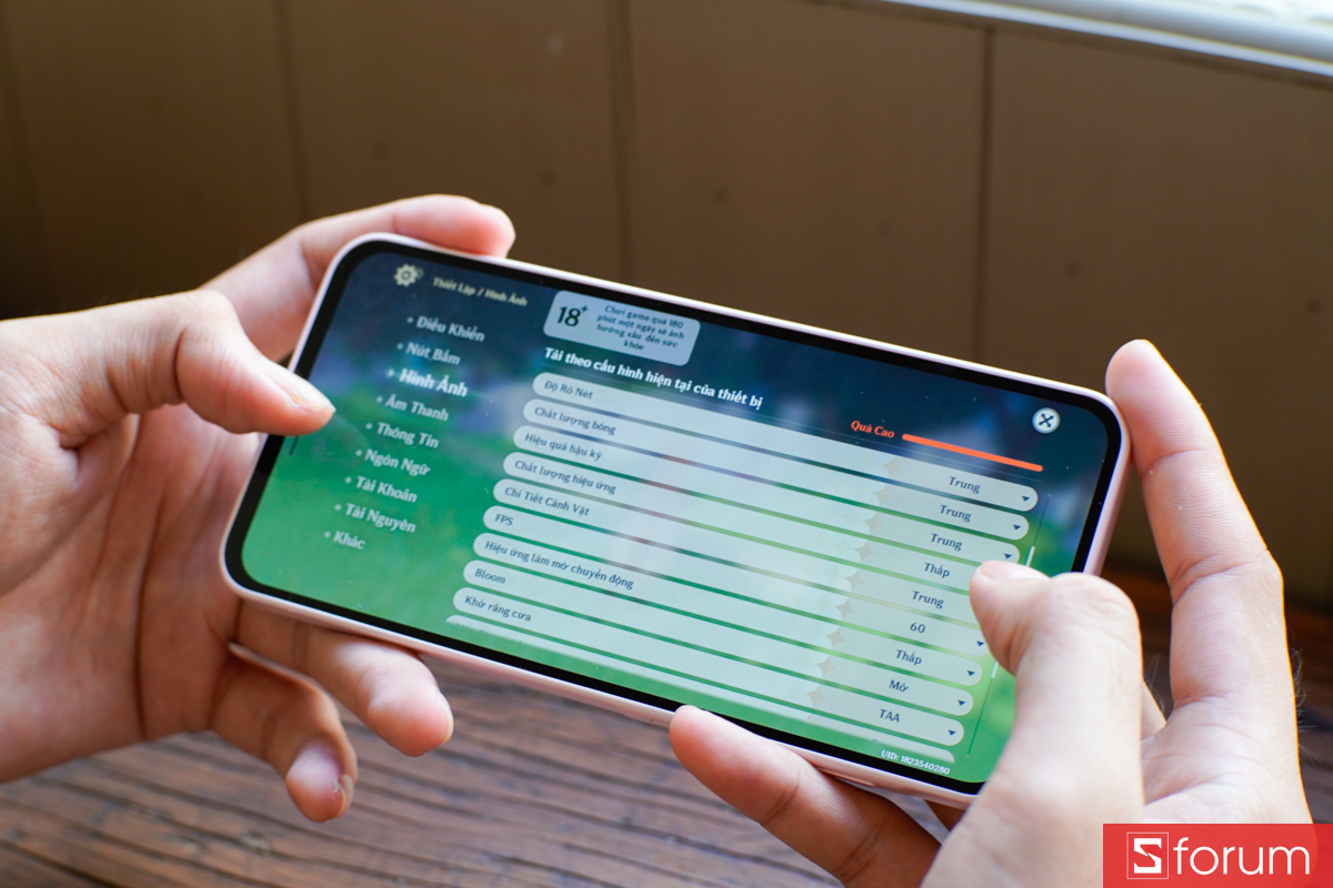 Chơi Genshin Impact trên Samsung Galaxy A27 5G