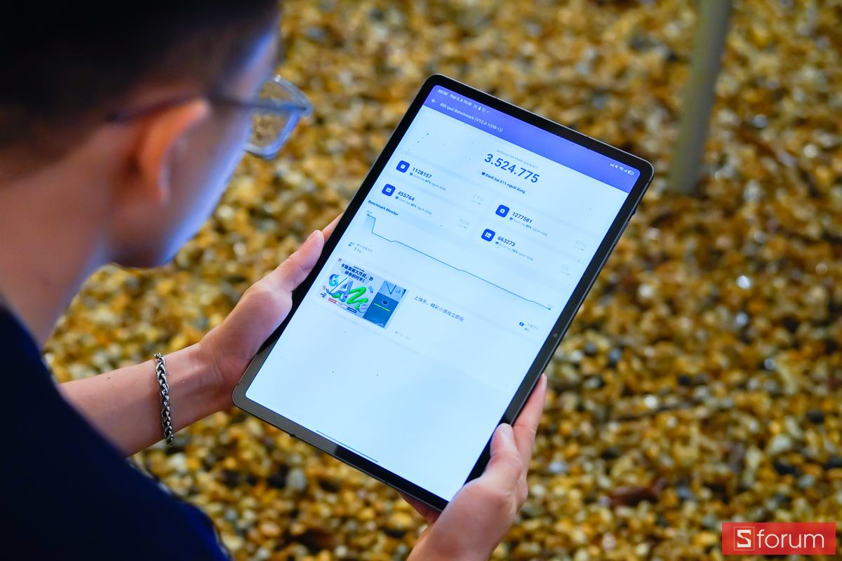 Kết quả AnTuTu 3.524.775 điểm của Galaxy Tab S12 Plus 5G