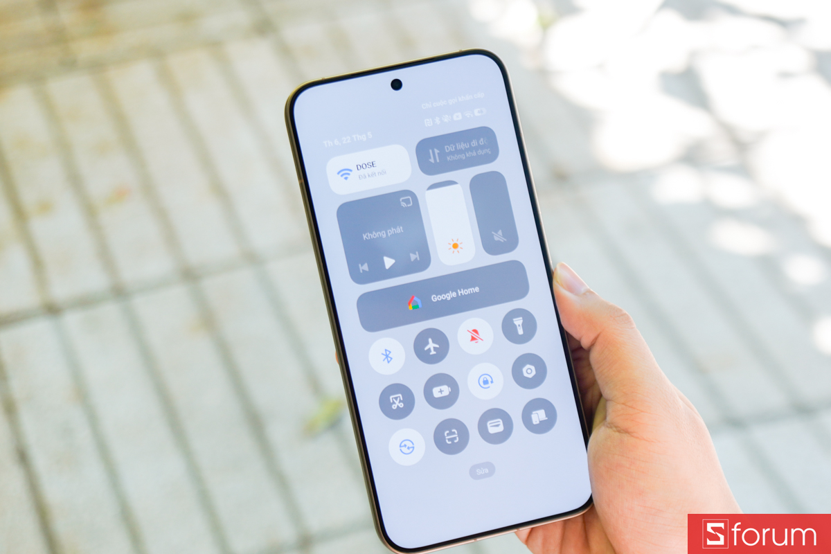 Giao diện trung tâm điều khiển mới trên HyperOS 3 của Xiaomi 15T Pro