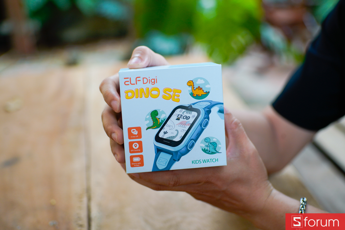 Hộp đựng đồng hồ định vị trẻ em ELF Digi DINO SE
