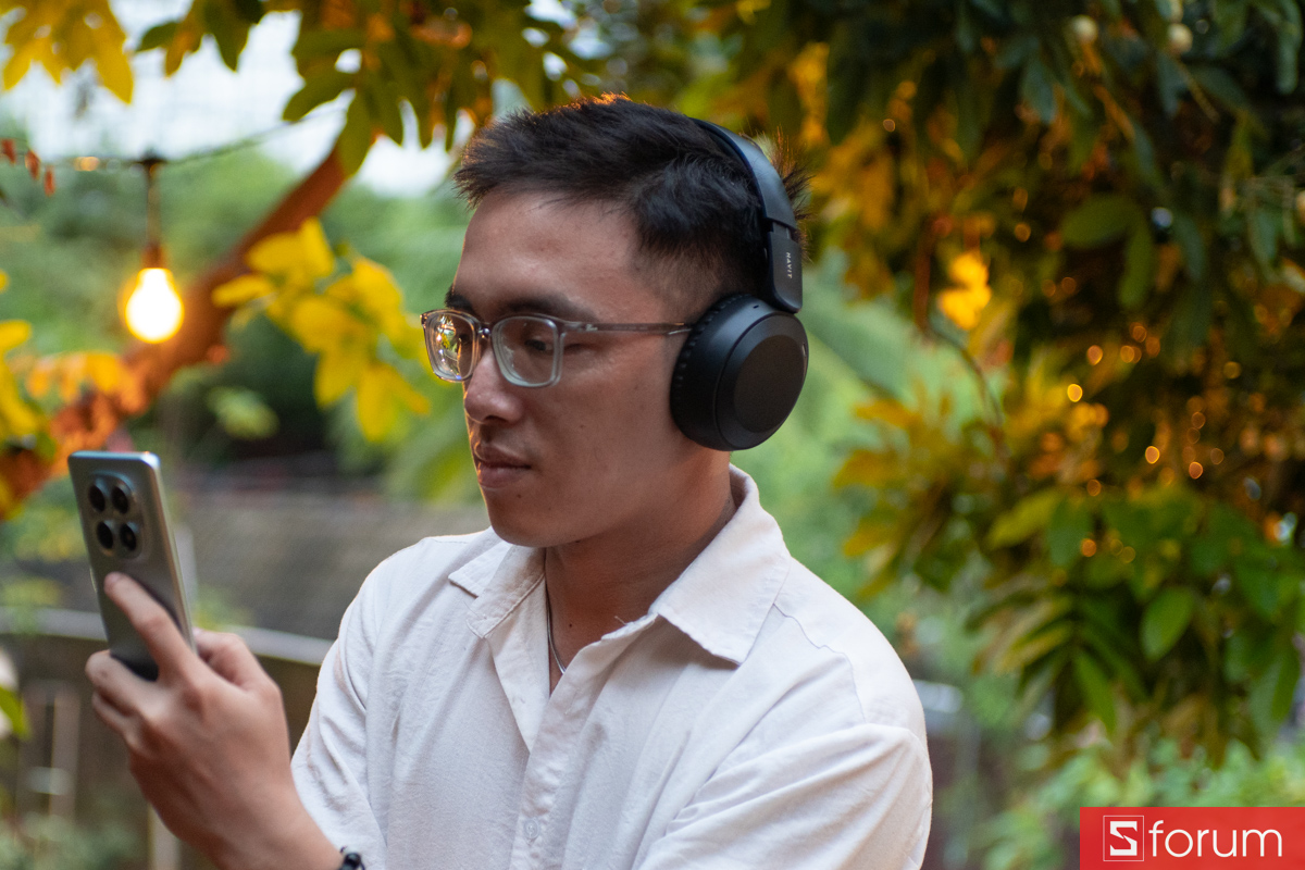Kết nối bluetooth tai nghe chụp tai Havit H603BT Pro