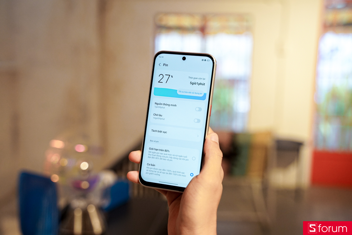 Nubia Neo 5 5G cho phép cài đặt giới hạn sạc