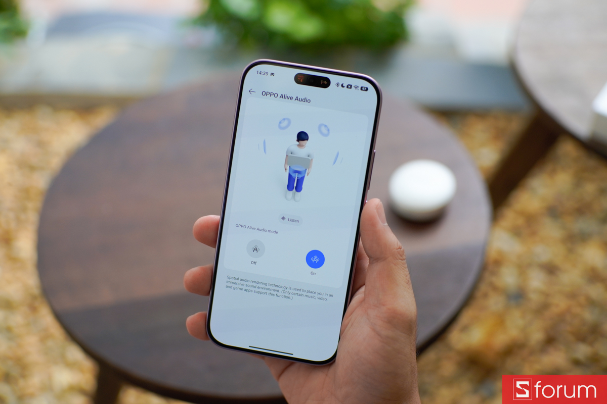 Tính năng Alive Audio trên tai nghe OPPO Enco Air6s