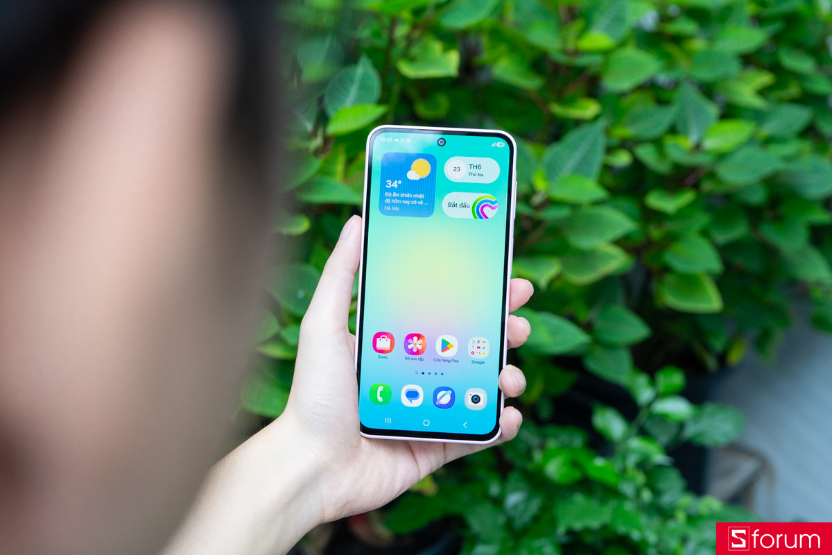 Giao diện chính trên tay Samsung Galaxy A27 5G