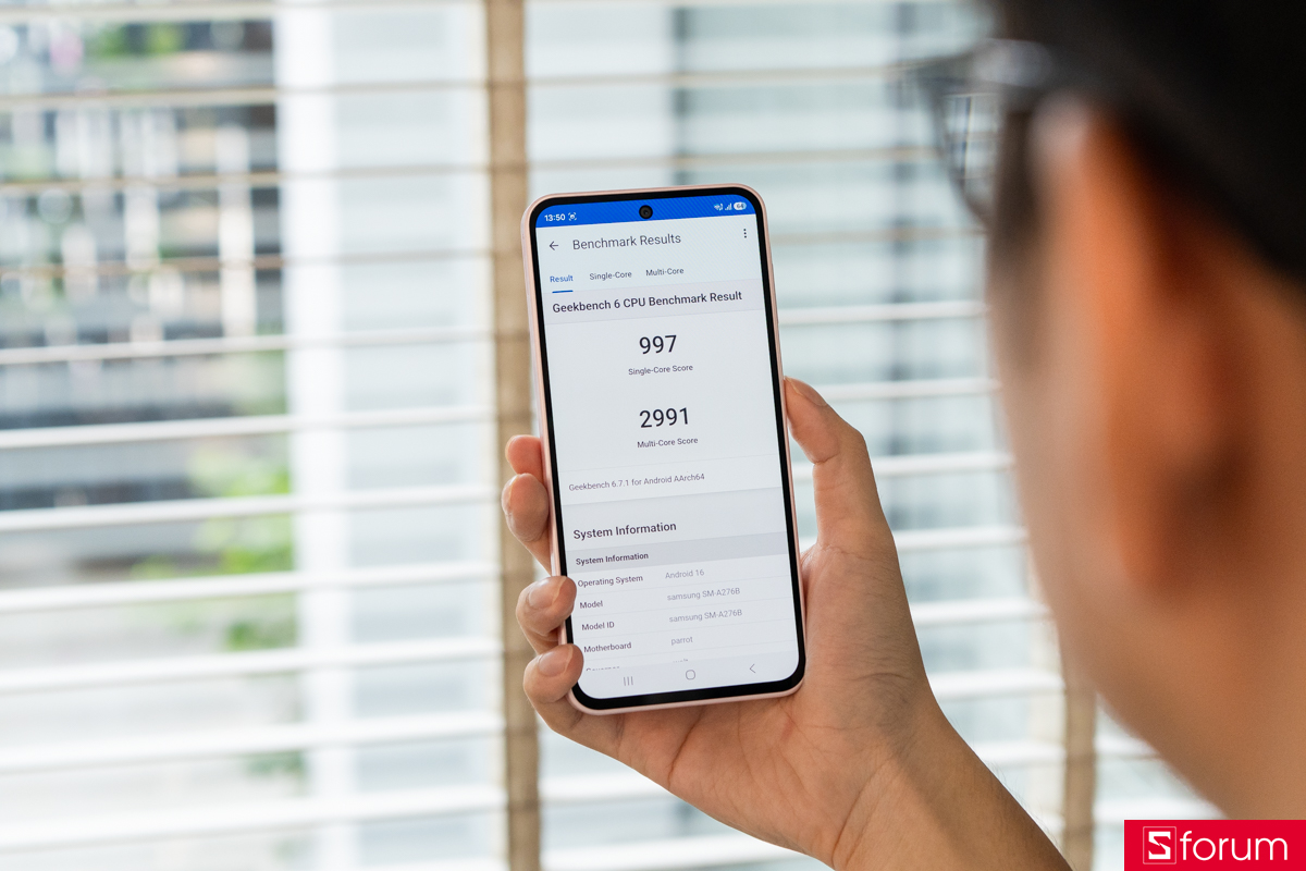 Điểm Geekbench trên tay Samsung Galaxy A27 5G