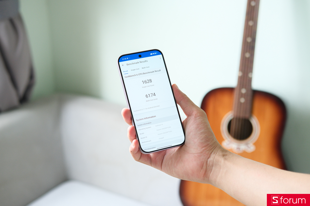 Phần mềm Geekbench 6 ghi nhận điểm số hiệu năng ấn tượng của Xiaomi 17T
