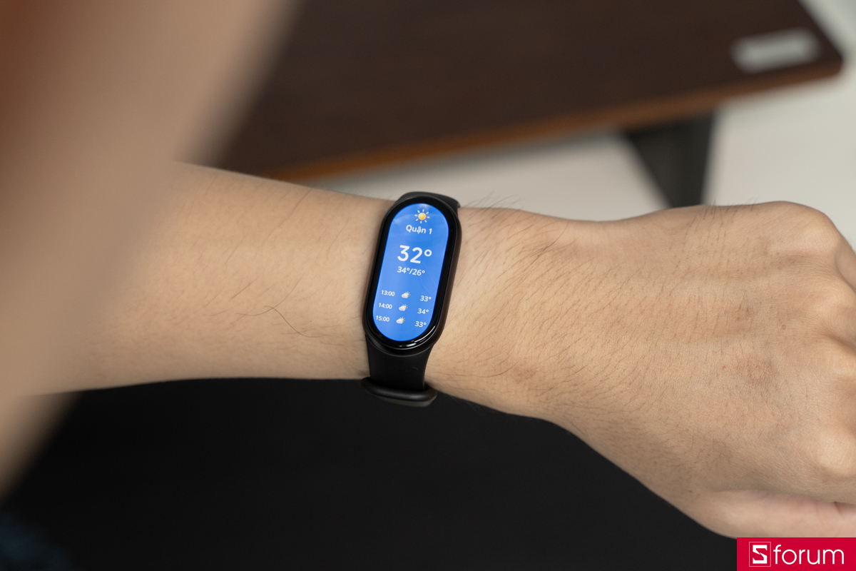 Thông báo cuộc gọi hiển thị trên Xiaomi Mi Band 11