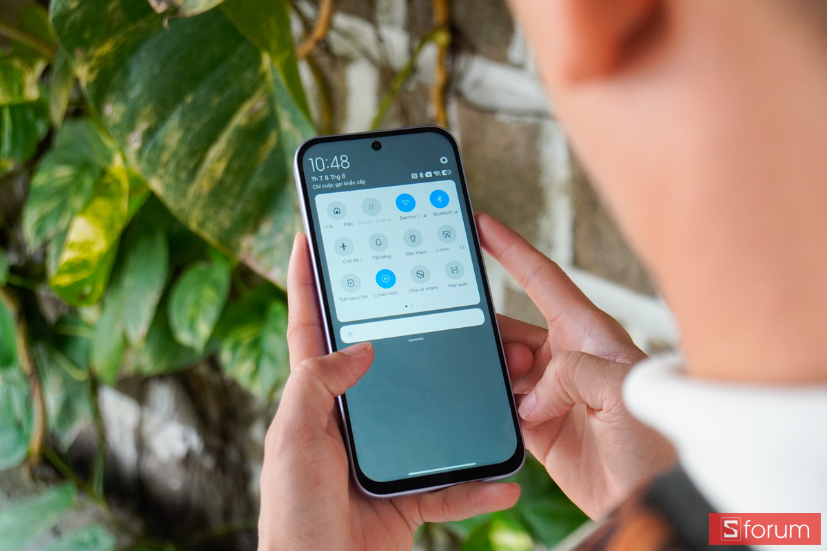 hanh cài đặt nhanh trên Xiaomi Redmi 17