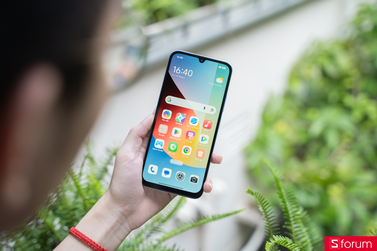 Giao diện HyperOS 3 hiển thị trên màn hình Xiaomi Redmi A7 Pro