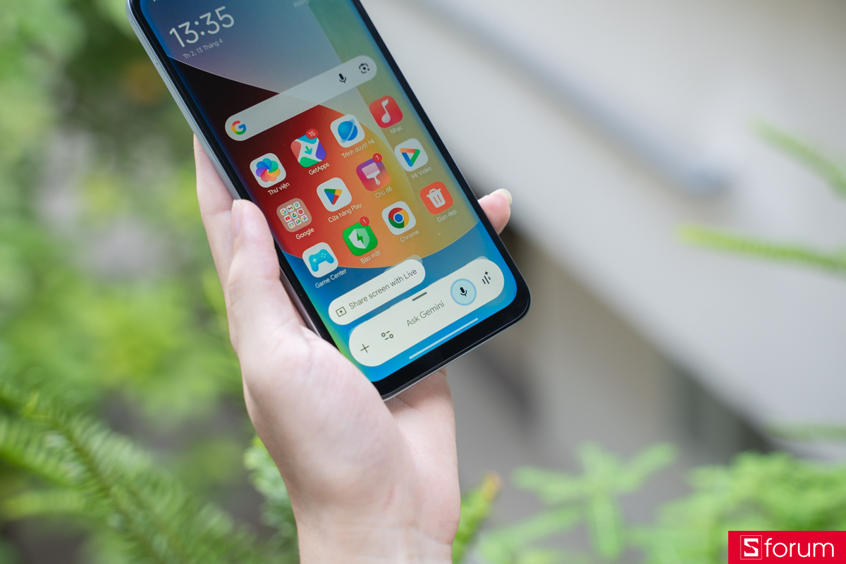 Tính năng trợ lý ảo Gemini tích hợp trên Xiaomi Redmi A7 Pro