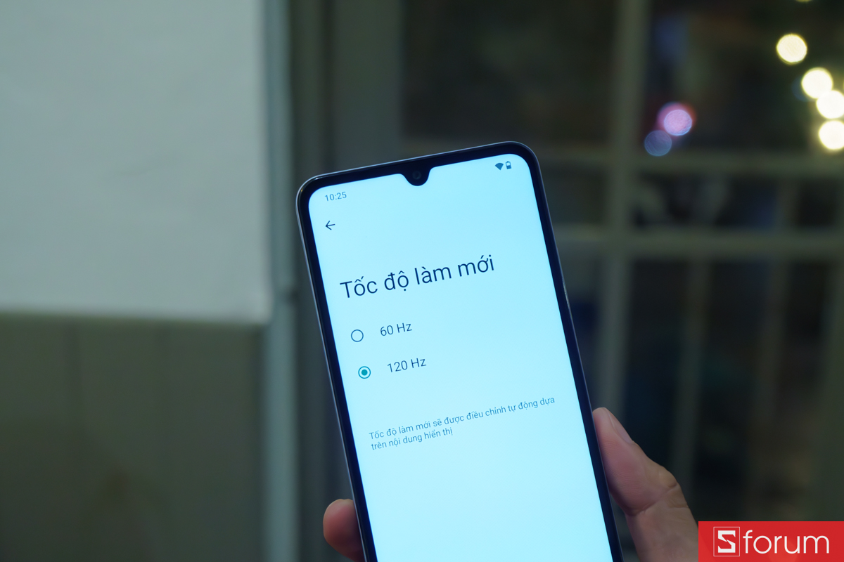 Tùy chỉnh tần số quét màn hình 120Hz mượt mà trên Xiaomi Redmi A7