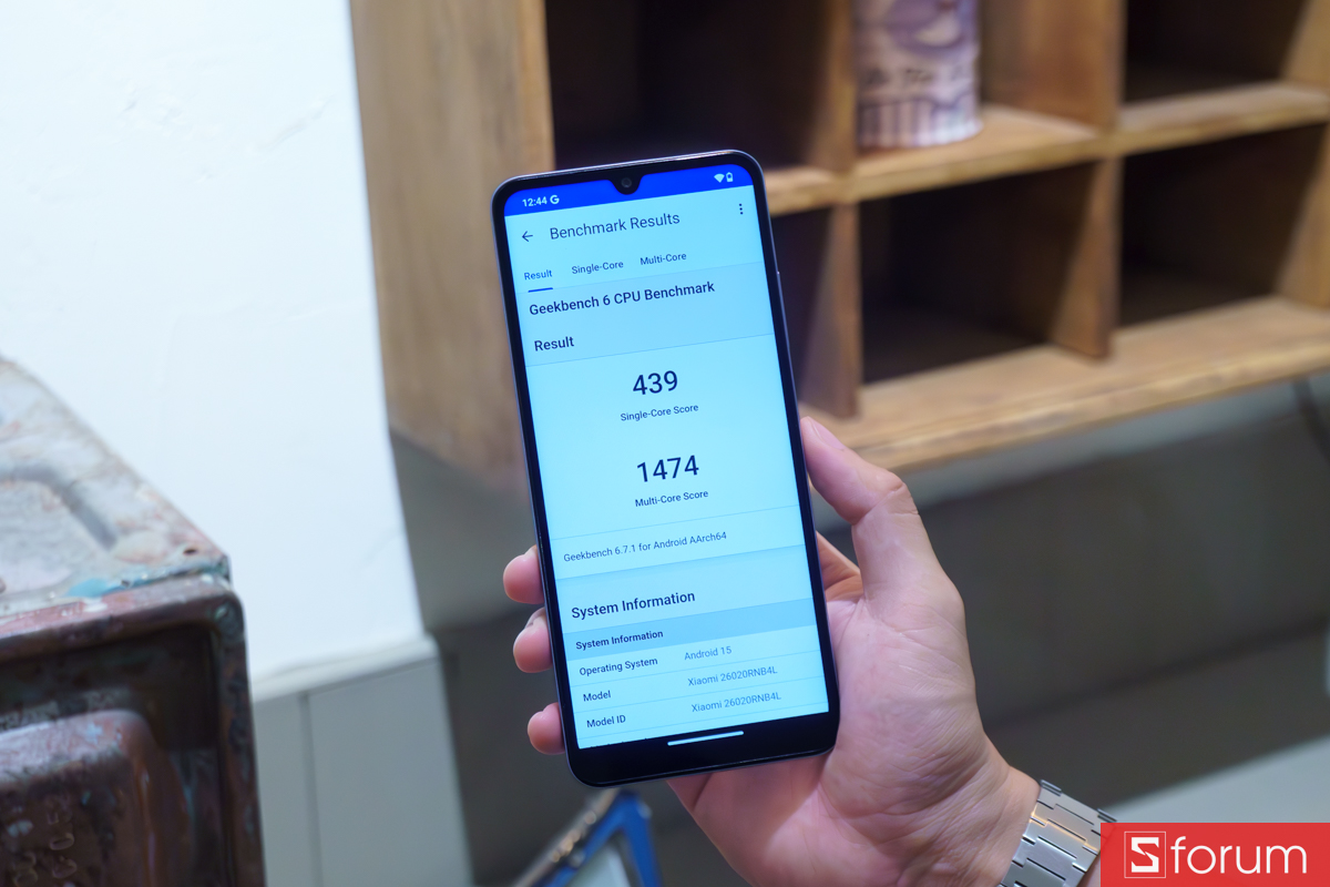 Điểm số AnTuTu Benchmark ấn tượng đạt hơn 365.000 điểm của Xiaomi Redmi A7