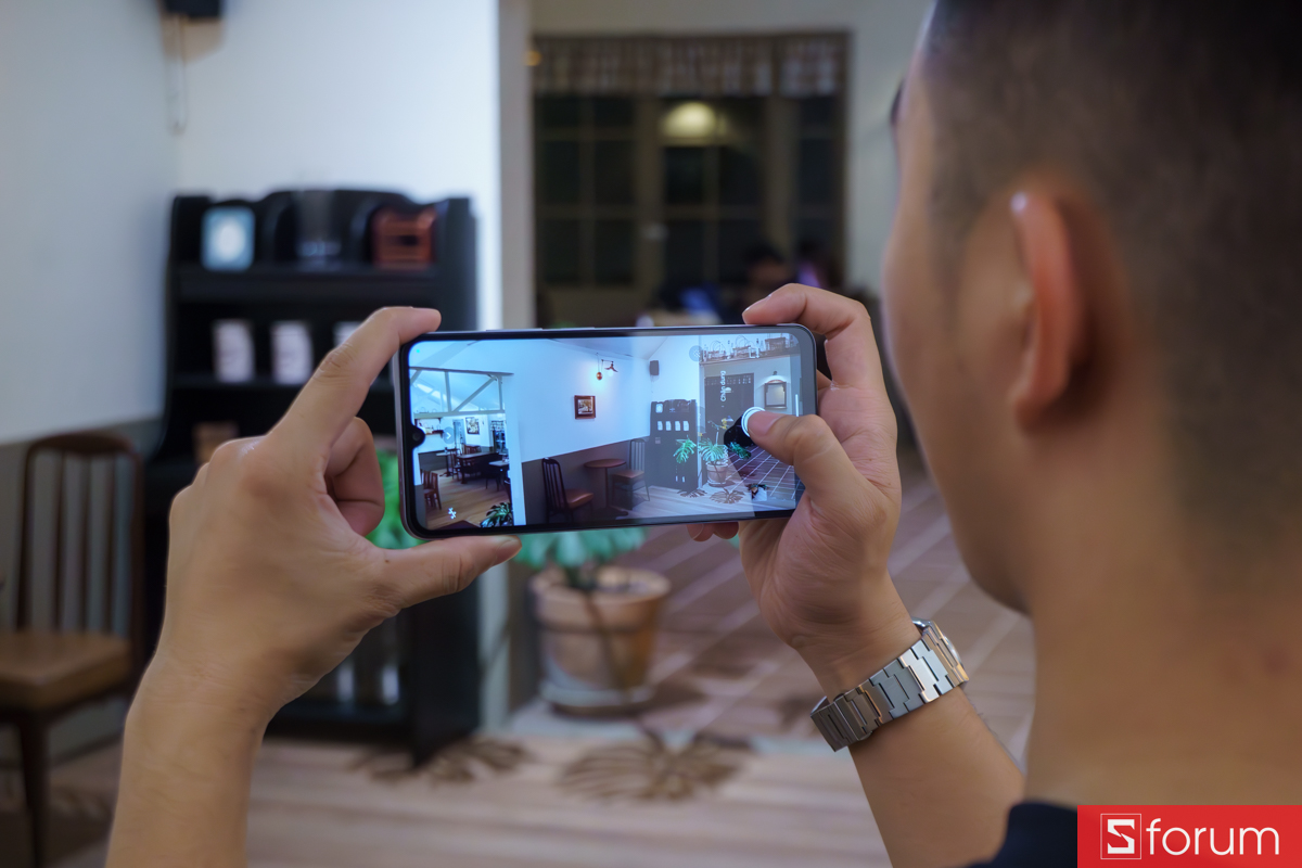 Thao tác chụp ảnh thực tế bằng camera sau trên Xiaomi Redmi A7