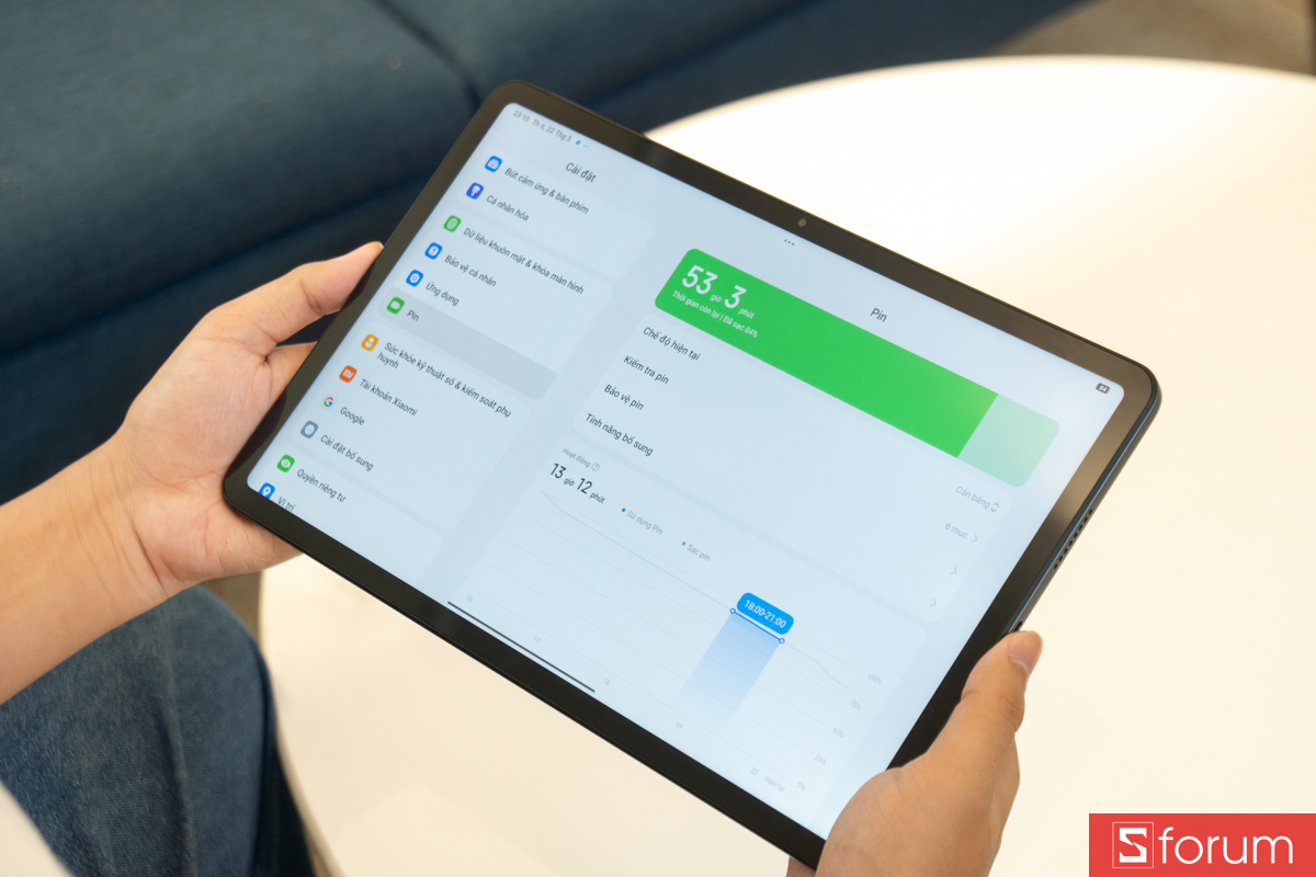 So sánh Xiaomi POCO Pad M1 vs POCO Pad X1 về pin