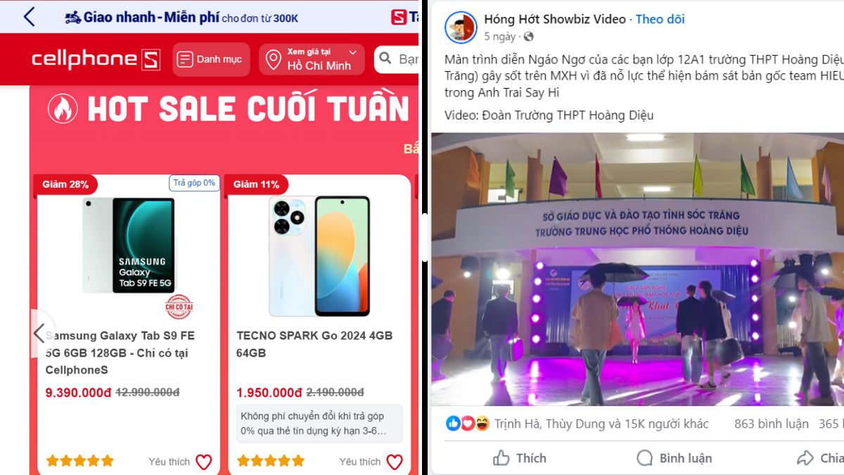 dùng Split View để chia đôi màn hình iPad