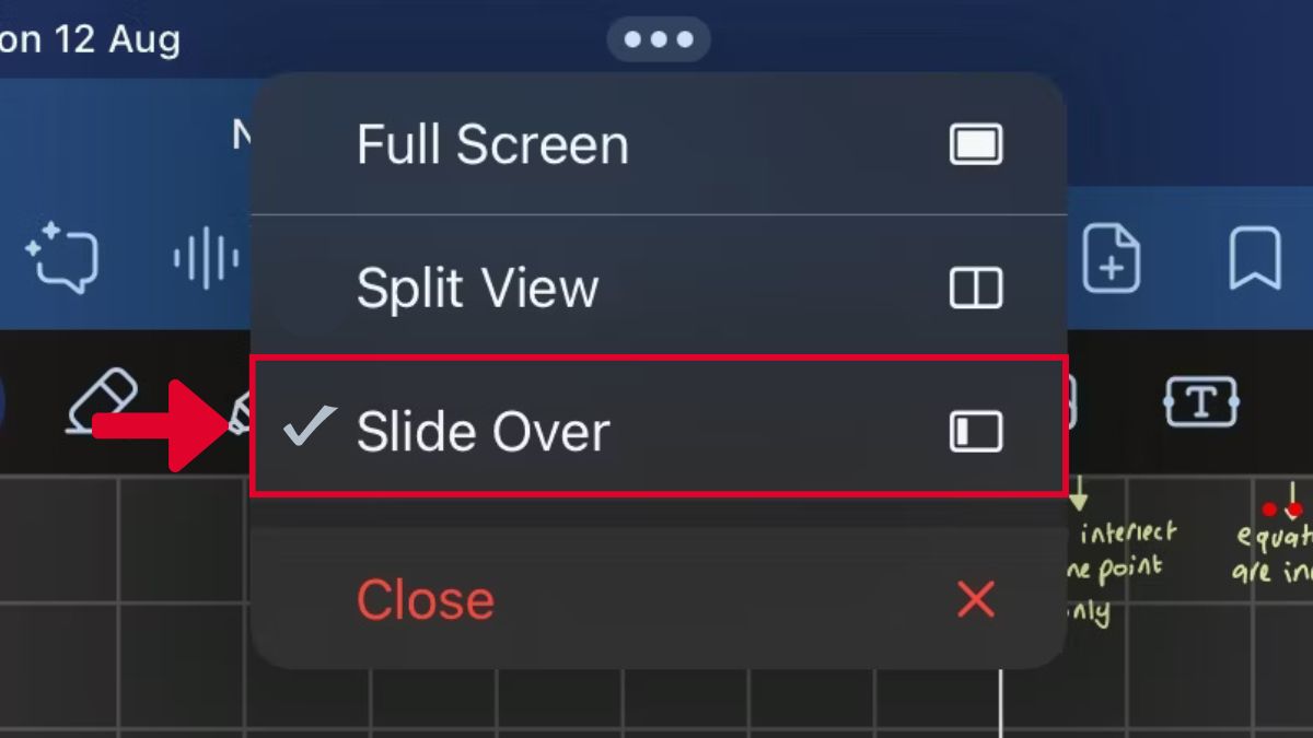 chia nhiều màn hình trên iPad