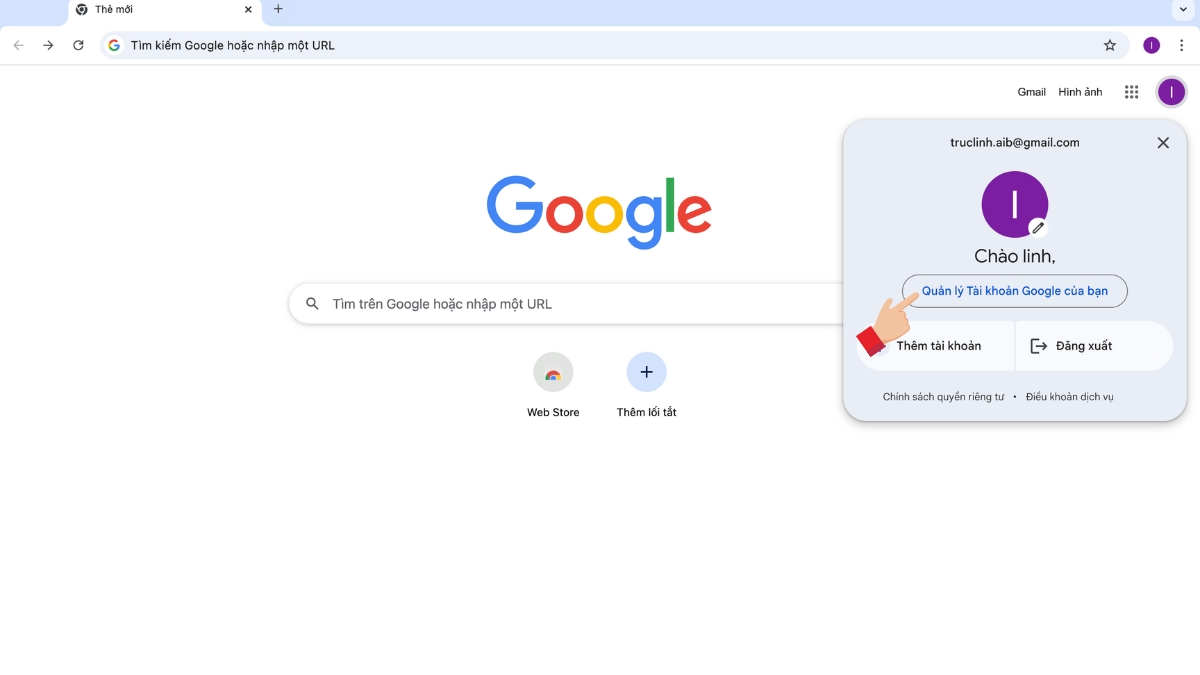 Đổi ảnh đại diện trên Google Chrome dễ làm