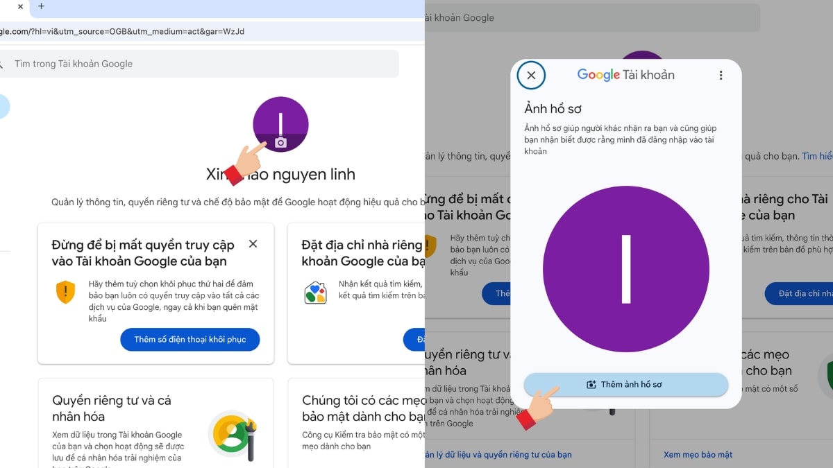 Đổi ảnh đại diện trên Google Chrome đơn giản