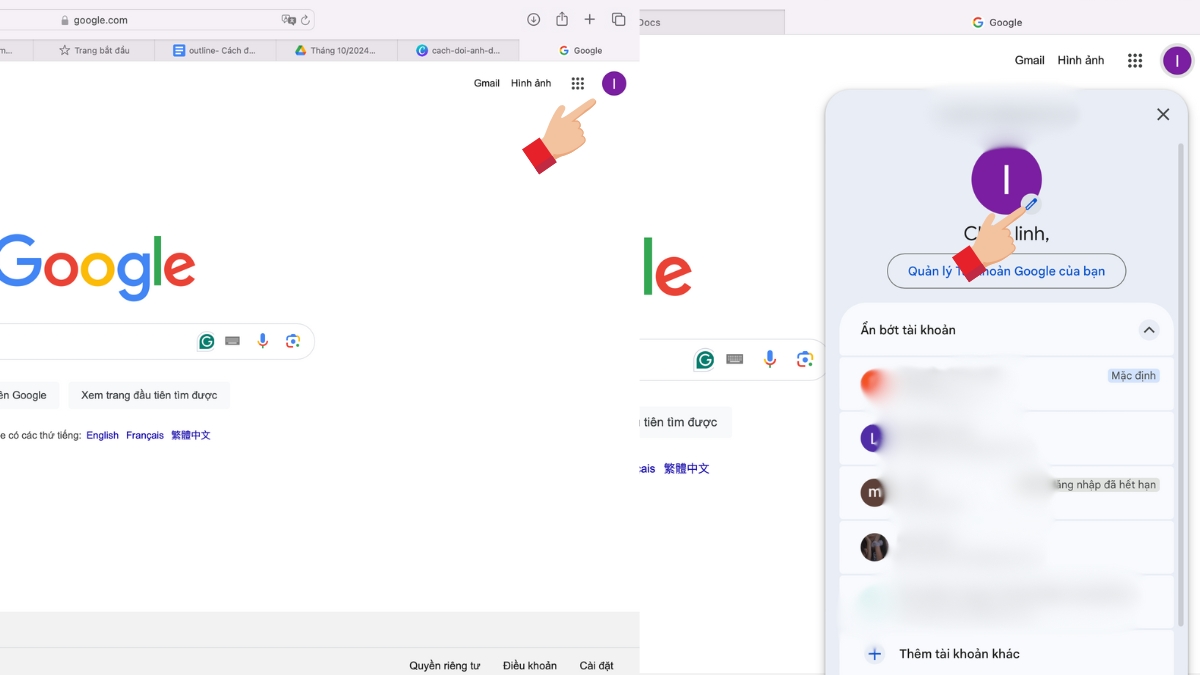 Đổi ảnh đại diện trên Google Chrome chi tiết