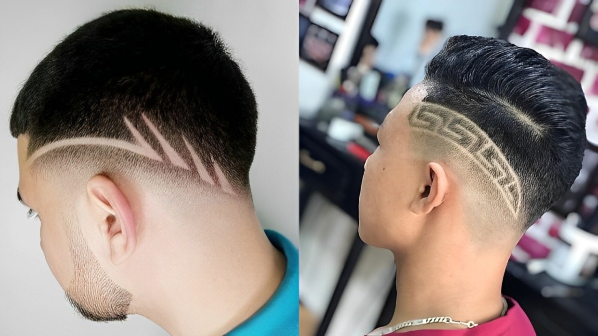 Kiểu kẻ tóc nam Tattoo đẹp
