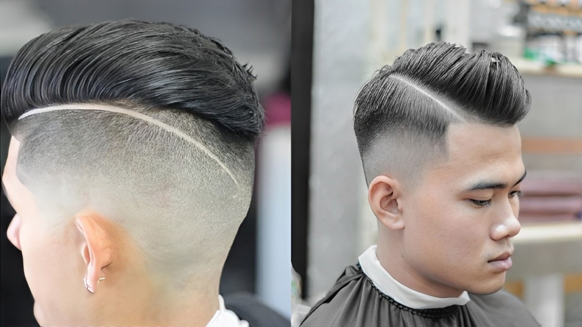 Kẻ tóc nam nghệ thuật Medium Quiff