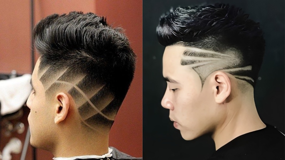Tóc kẻ đẹp cho nam bất quy tắc