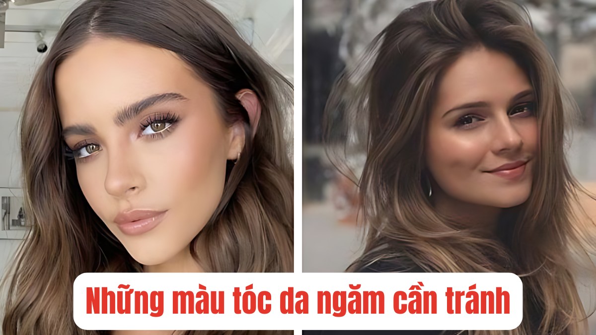 màu tóc cho da ngăm cần tránh
