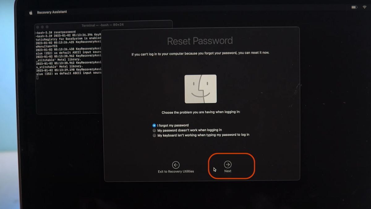 cách lấy lại mật khẩu macbook chi tiết