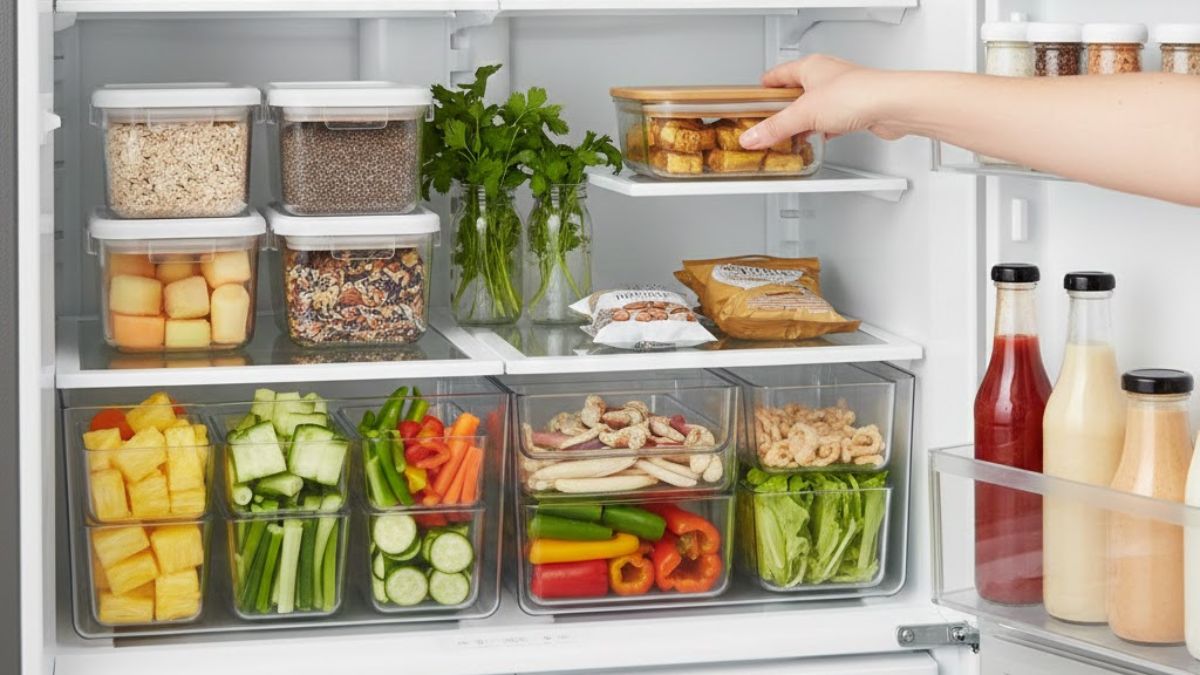 Không để đồ nóng vào tủ lạnh mà nên chia nhỏ vào hộp