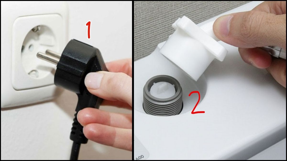 Lỗi E10 máy giặt Electrolux do lỗi van cấp nước