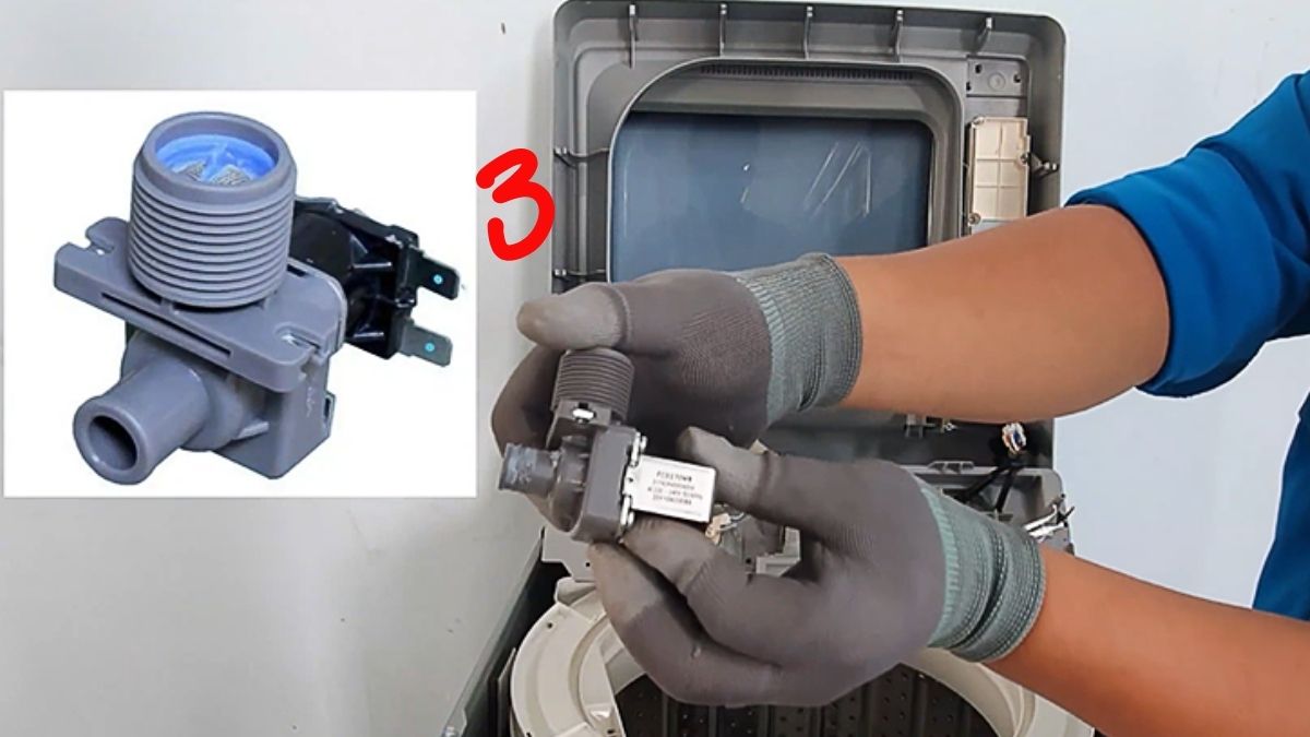 Lỗi E2 máy giặt Aqua thì cần thay van xả mới