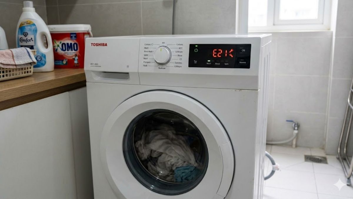 Tìm hiểu về mã lỗi máy giặt toshiba e2 1