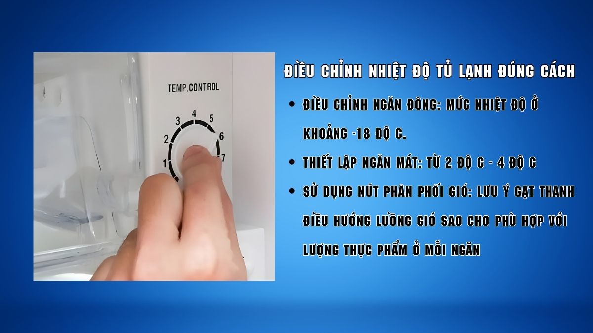 mid trong tủ lạnh là gì và cách điều chỉnh