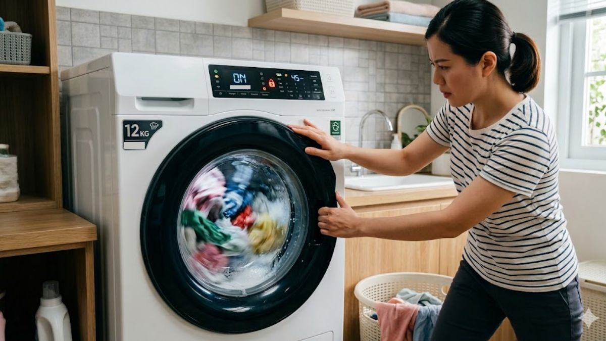 Nguyên lý hoạt động của mở khoá máy giặt electrolux