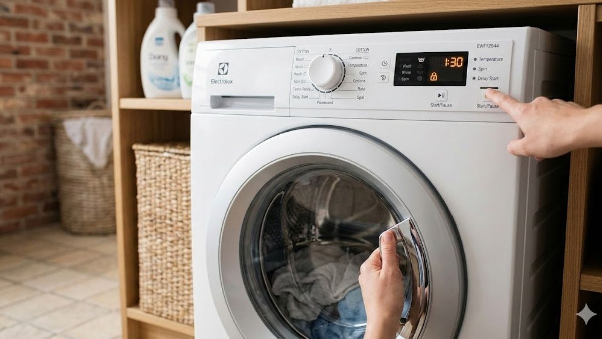 Cách nhận biết lỗi mở khóa trẻ em máy giặt electrolux