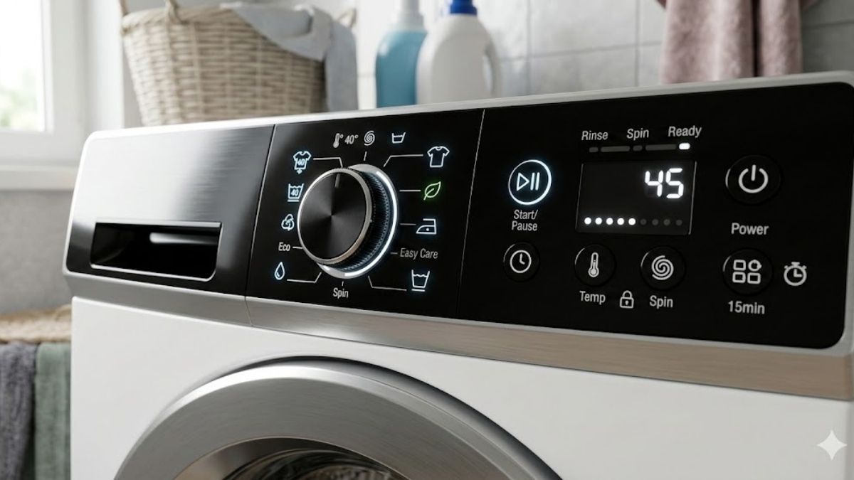 Kiểm tra bảng điều khiển sau khi mở khóa trẻ em máy giặt electrolux
