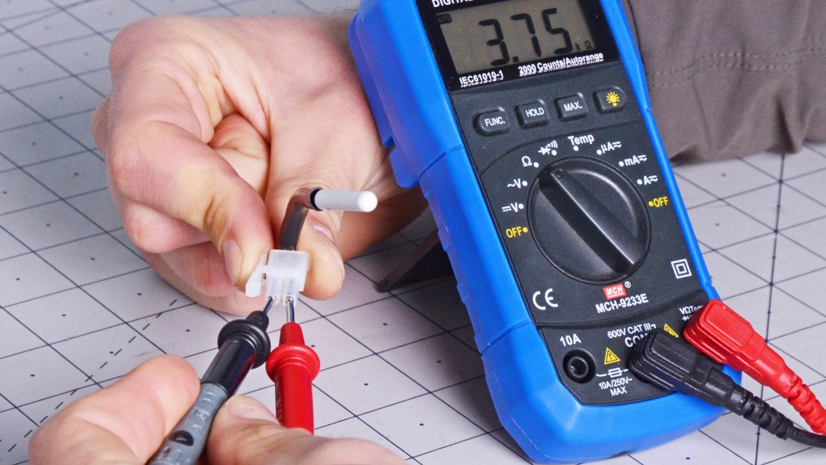 Đo điện trở hai đầu của Sensor tủ lạnh Samsung