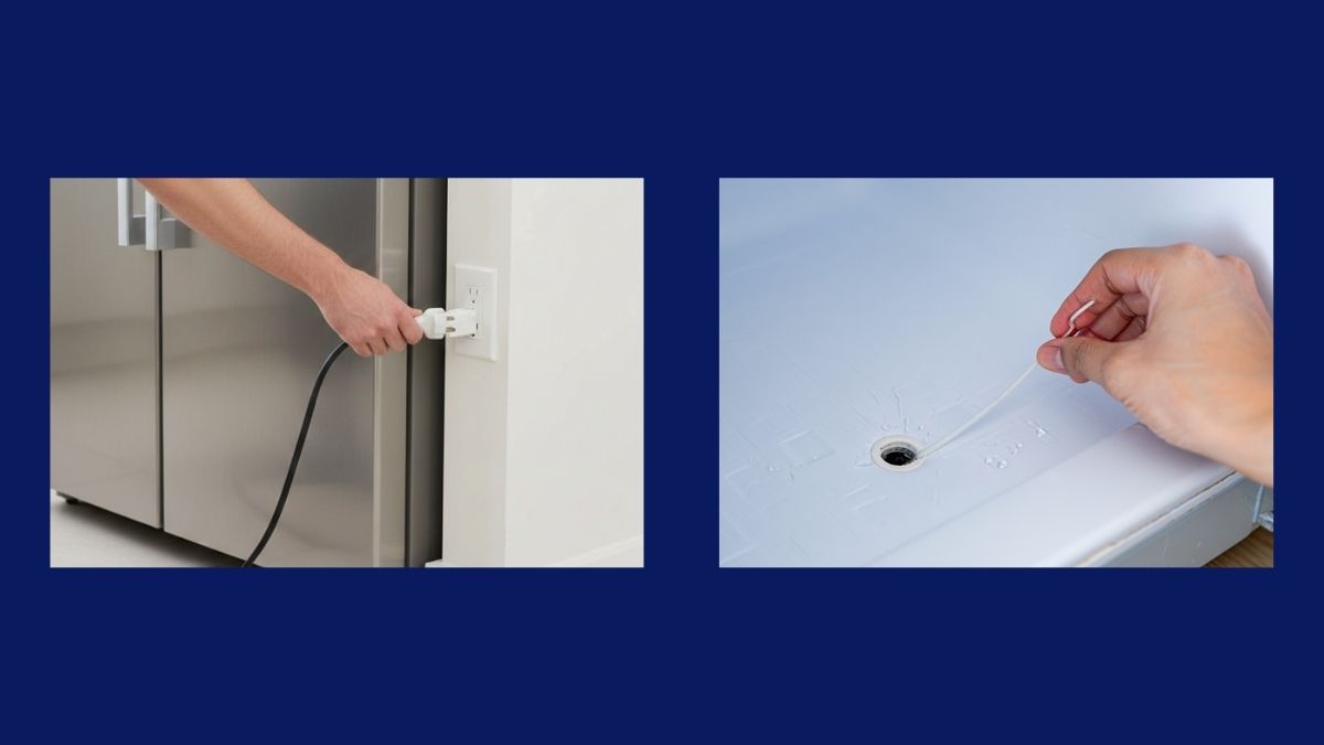 tủ lạnh bị chảy nước ngăn mát do tắc đường ống thoát nước