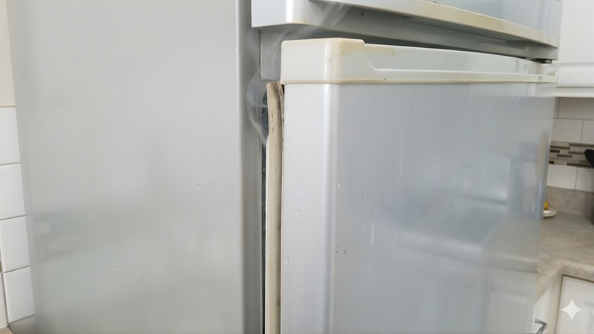 Tủ lạnh bị đổ mồ hôi ngăn đá do cửa đóng không kín
