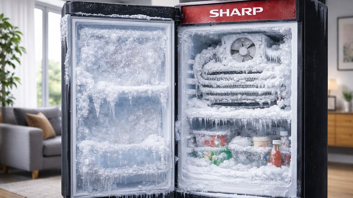 Nguyên nhân khiến tủ lạnh Sharp bị đóng tuyết