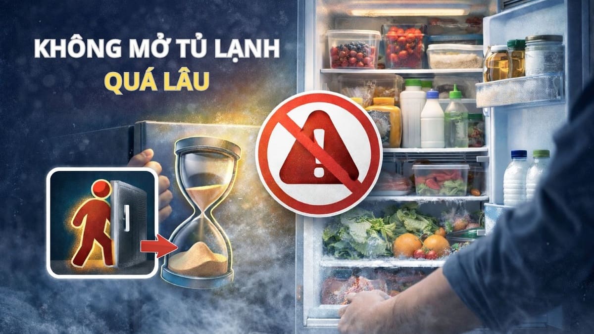 Lưu ý để hạn chế tủ lạnh Sharp bị đóng tuyết