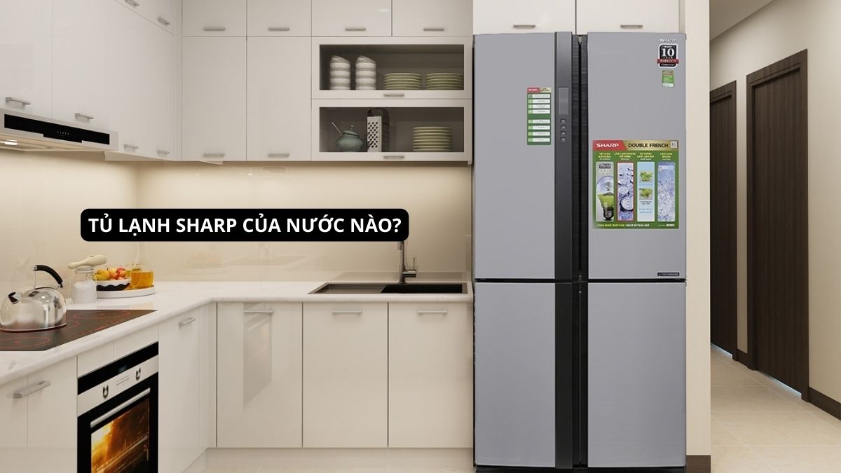 tìm hiểu tủ lạnh sharp của nước nào